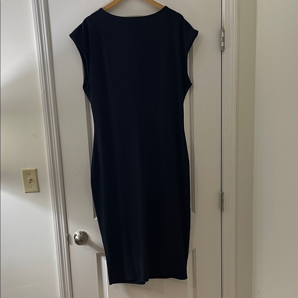 Lane Bryant Black Midi Dress - Picture 2 of 7